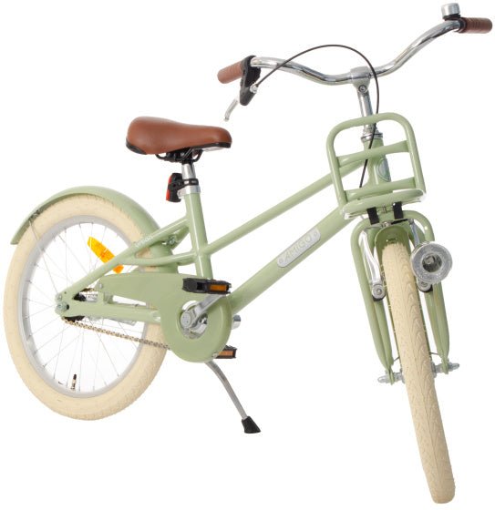 AMIGO Urban Girls’ Bike 18″ Aluminium Frame with Back - Pedal Coaster Brake - Afanaya